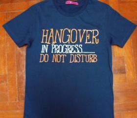 Hang Over in Progress T-Shirt (Blue)