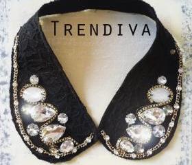 Gram Diamond Fashion Collar Necklace Jewelry Collar